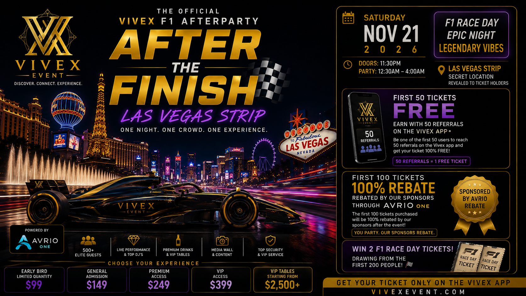 F 1 Las Vegas After Party